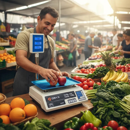 Balanza Comercial Digital Oryx 40kg Con Sumador Y Visor