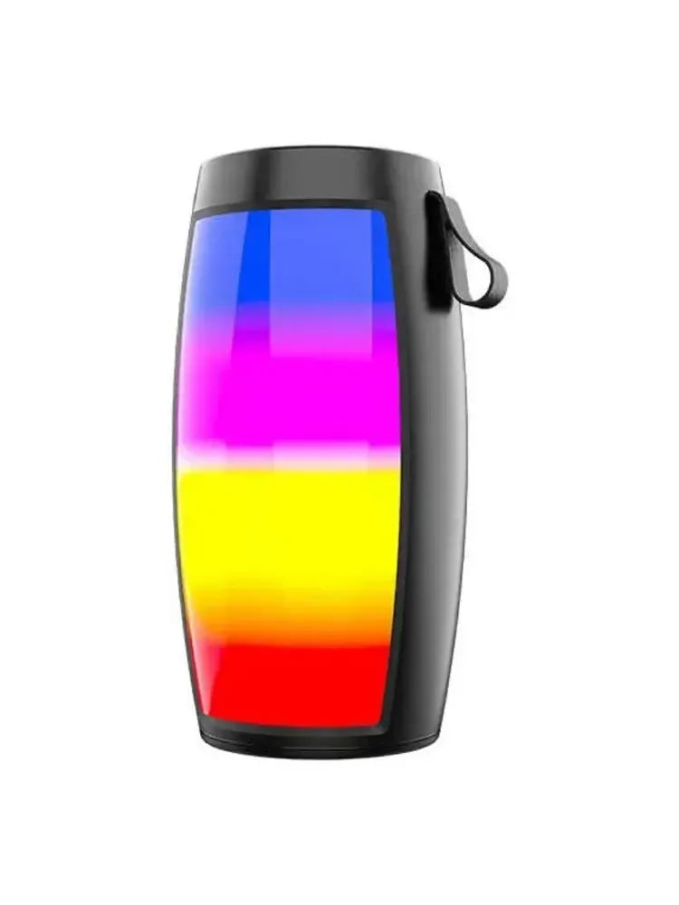Portable Bluetooth Speaker with LED Lights Wireless Outdoor Loudspeaker TF Card Support Car Audio Gift